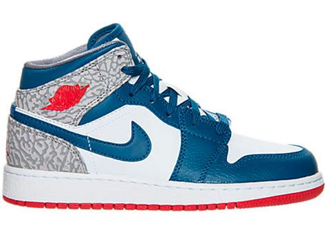 nike jordan mid 1 blauw|jordan 1 mid stockx.